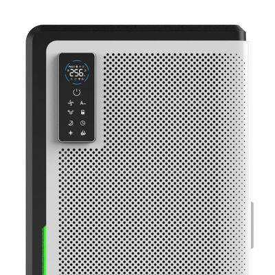 UVC Wall Mounted Air Purifier , Hepa Room Air Cleaner With LED Touch Screen