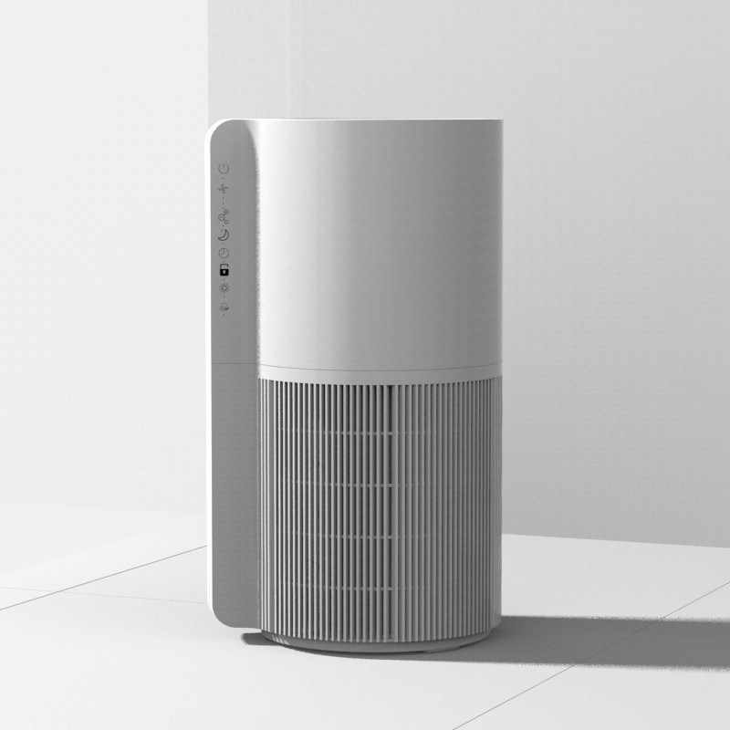 40W Charcoal Whole Room Hepa Air Purifier For Bedroom Odors Low Noise