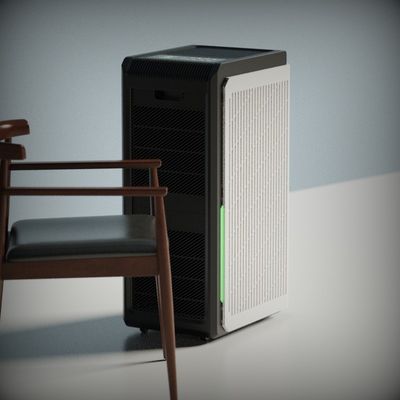 Vloer die UV de Luchtzuiveringsinstallatie van Hepa voor Groot Zaal Bureau 65db bevindt zich